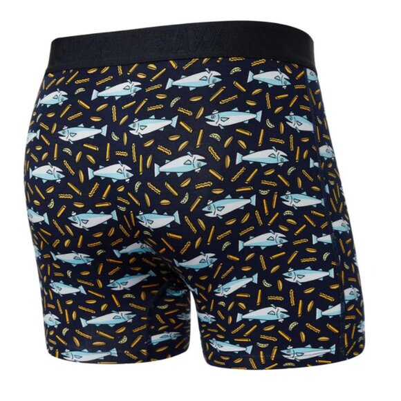 SAXX VIBE Boxer Briefs “Fish and Chips" - Picture 2 of 4
